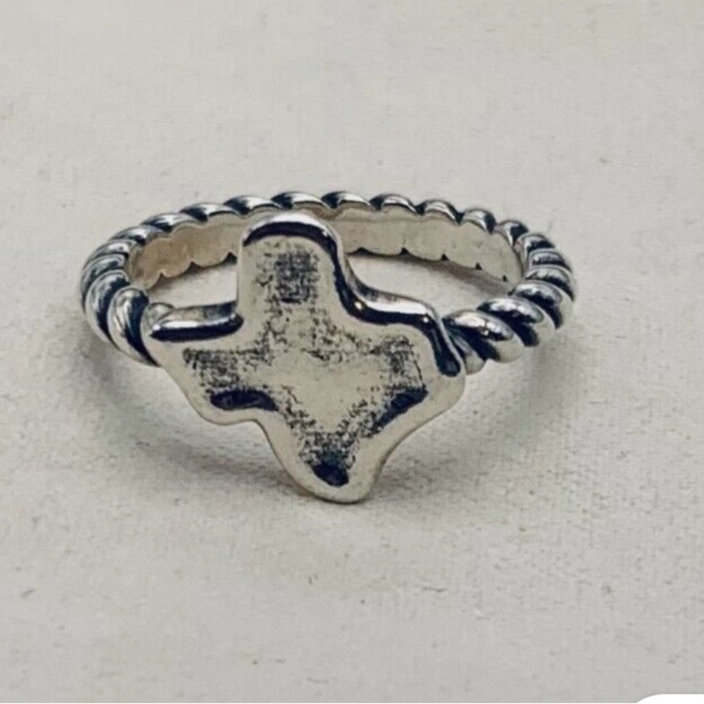 James Avery Texas Ring Retired Lone Star State Size 6